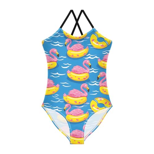 Swimming Ring Pool Girls One Piece Swimsuits Summer Quick Dry Beach Bathing Suit