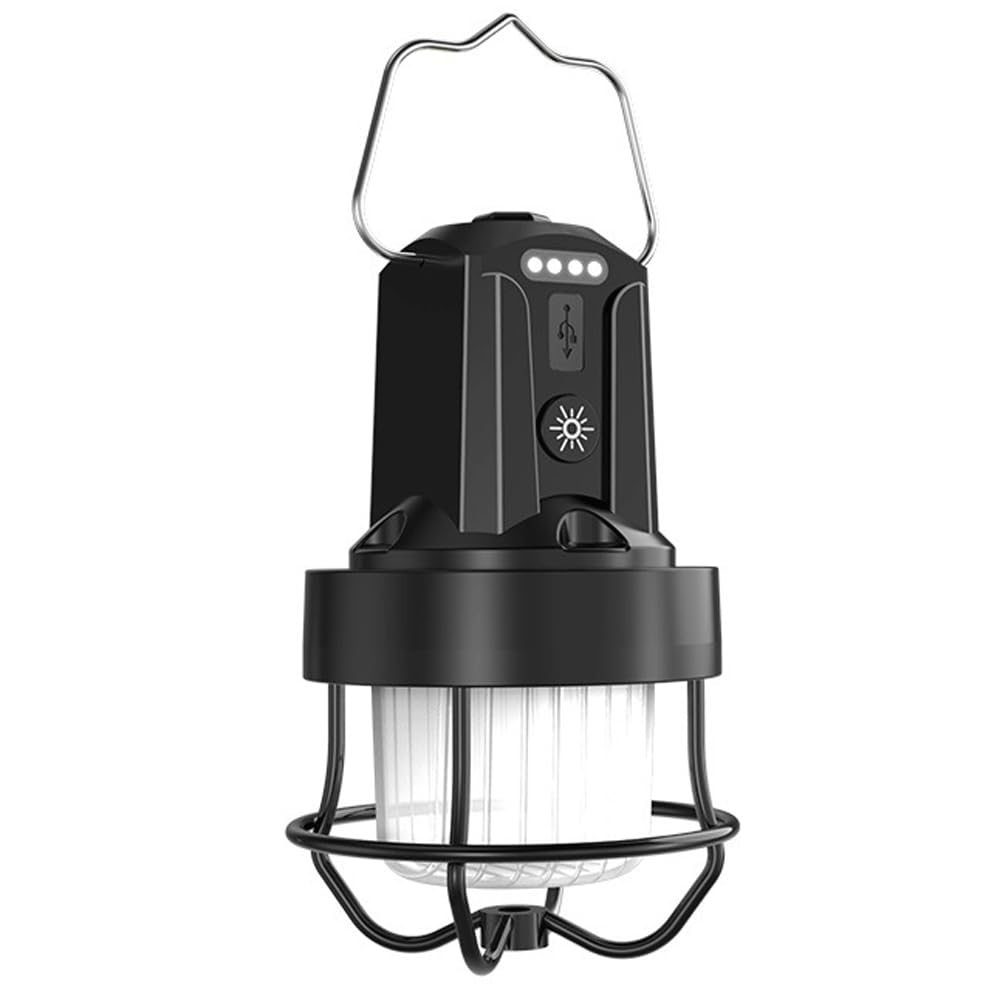 Lampada da Campeggio a LED Super Luminosa Lanterna da Esterno Ricaricabile Impermeabile Lampada da Tenda Illuminazione di Emergenza Portatile Portatile
