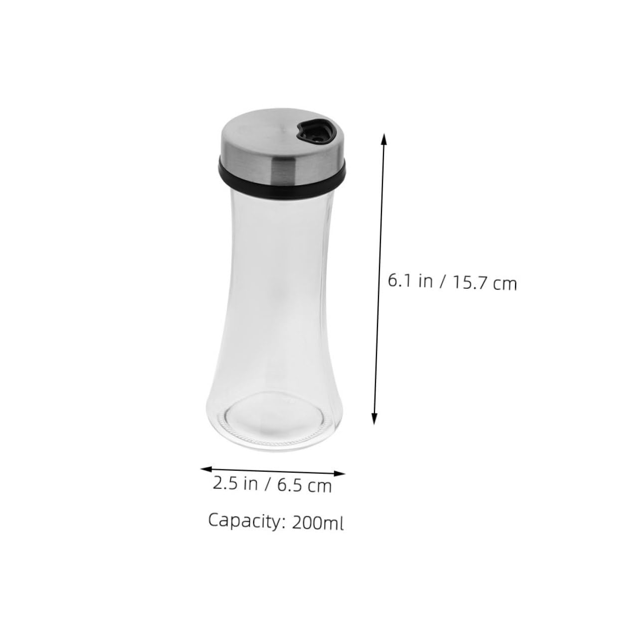 SOLUSTRE 2Pcs Spice Dispenser Condiment Bottles for Kitchen Restaurant and Dining Use