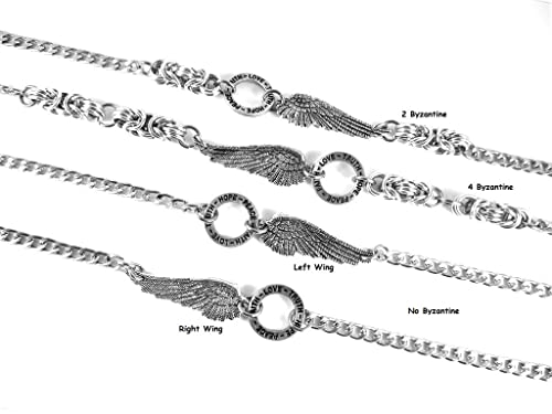 Boot Bracelet Chain Byzantine Affirmation Ring Or Endless Knot Faith Hope Peace Women's Accessories Custom Cross Jewelry #TOP4