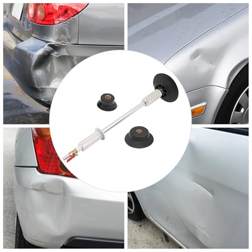 biusgiyeny Auto Ausbeulwerkzeug Druckluft Werkzeug Set Car Dent Puller Kit Tool KFZ Beulen Reparatur Saugnapf Ausbeulhammer mit 3 Saugnäpfe
