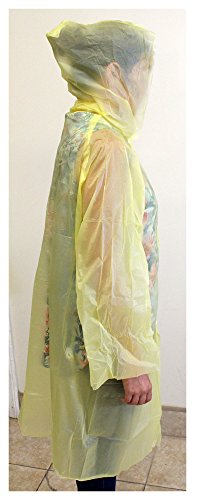RAIN Guard Clear Disposable PE Raincoat | Ultra-Portable & Lightweight | Universal Fit | Optimal Rain Protection | Emergency Ready | Compact Design for Easy Storage3