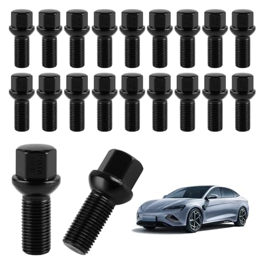 LDXDRU 20 Stück Radschrauben M14x1,5x28mm Konische Radbolzen aus Legiertem Stahl Sechskantgröße 17 mm Kompatibel mitdie meisten Audi Volkswagen