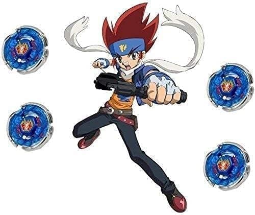 Image of Metal Fusion Clash of Torrnado Speed Top Spinning Toy for Kids Boys and Girls | Stadium Battle with 4 Beys, 2 Launchers and 1 Stadium in One Pack (Multi Color) | Best Birthday Gift