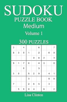 Paperback 300 Medium Sudoku Puzzle Book: Volume 1 Book
