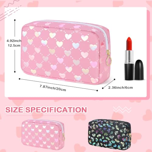 Image of Likesing Tampon Holder for Purse, PU Period Bag Sanitary Napkin Storage Bag for Girls Womens, Portable Feminine Emergency Pad Tampon Period Pouch Sanitary Bags(Love Pink)