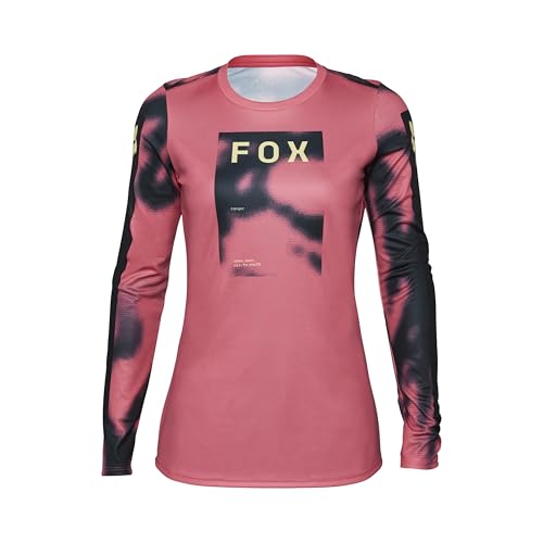 Maillot de cyclisme Fox manches longues maillot VTT femme Ranger Taunt rose guava S