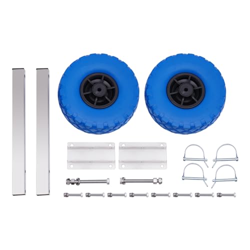 Zalydala Inflatable Boat Easy Trailer, 330.7 lbs Tragfähigkeit, 9.84 Reifen, für alle Arten von Schlauchbooten und Anhängern