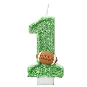 Football Birthday Number Candles fo...