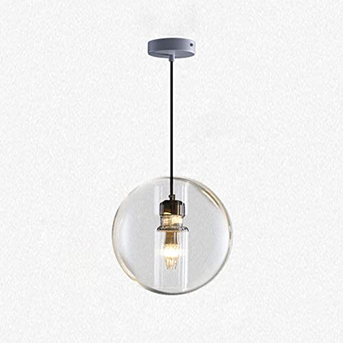 Lustre Nordique Chambre Simple Tête Suspension Verre Goutte