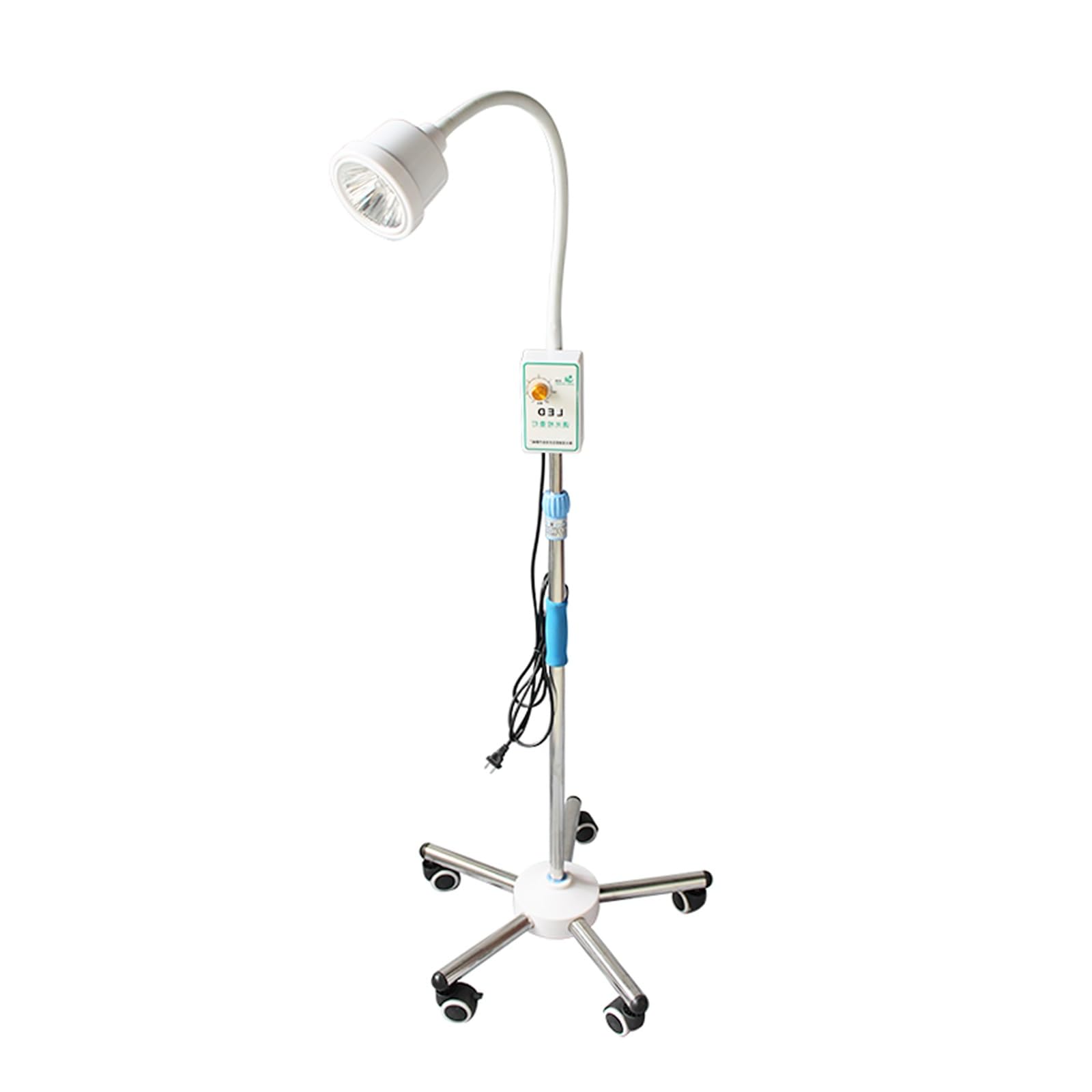 Generico Lampada da Visita Medica LED chirurgica con Luce Fredda e Altezza Regolabile per ginecologia ambulatoriale stomatologia 1750lm