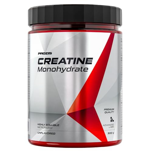 Monohidrato de Creatina (300G) - Prozis - Sabor neutro – Suplemento de Creatina Monohidrato
