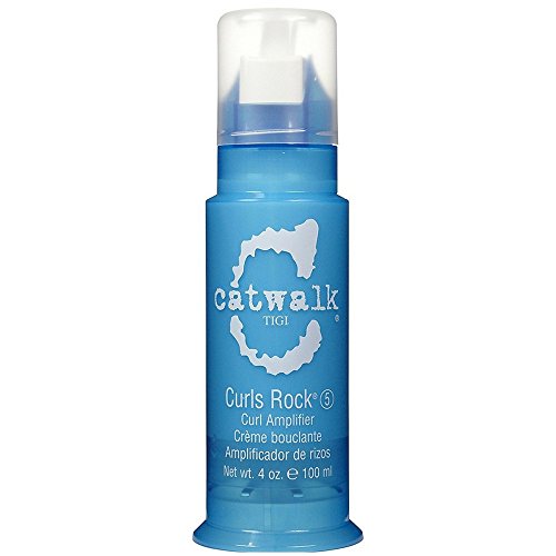 TIGI Catwalk Curls Rock Amplifier - For Defined Curls & Waves, Adds Volume & Shine, Enhances Natural Texture, Provides Hold & Control, Humidity & Heat Protection, with Essential Oils 4 oz (Pack of 8)