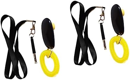 POPETPOP 2pcs Stop Barking Whistle Sound Dog Training Kits Clicker Training Supplies Whistle with Strap Dog Whistle