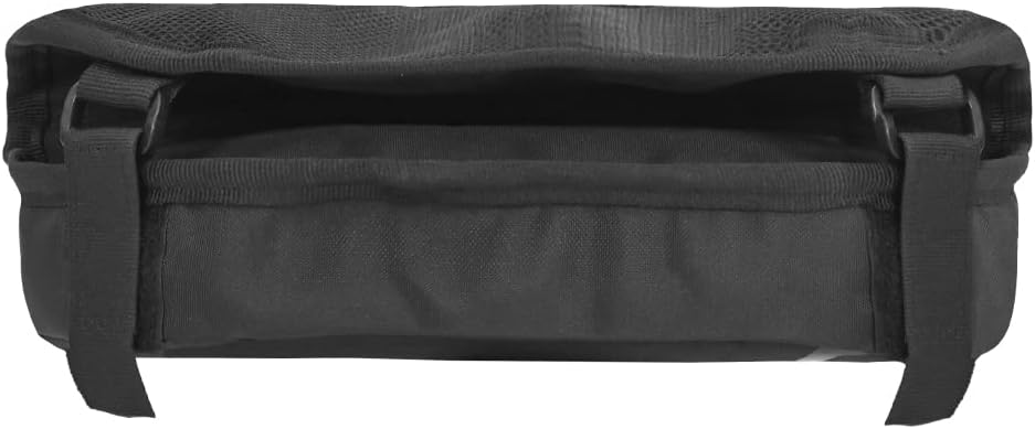 ViaTerra Crossbar Handlebar Trailpack | Universal Fit for Any Motorbike, Dirt Bike & Snow Bike WITH CROSSBARS | 1L Black