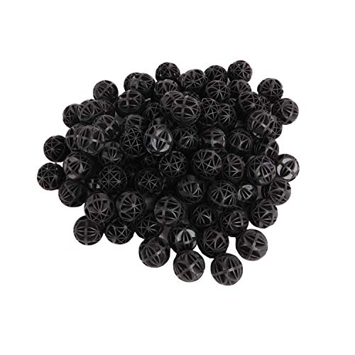 ISKYBOB 100 piezas de filtros de bolas biológicas - 1,02 pulgadas grande Bio Ball para filtro de estanque - Bolas biológicas perfectas para acuarios y estanques Cover