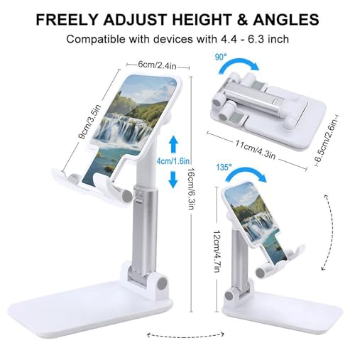 Support de téléphone de bureau ajustable pour éviter les douleurs de cou - 2