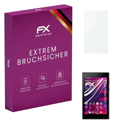 atFoliX Glasfolie kompatibel mit Asus MeMO Pad 7 ME572 Bildschirmfolie, 9H Hybrid-Glass FX Schutzpanzer Folie