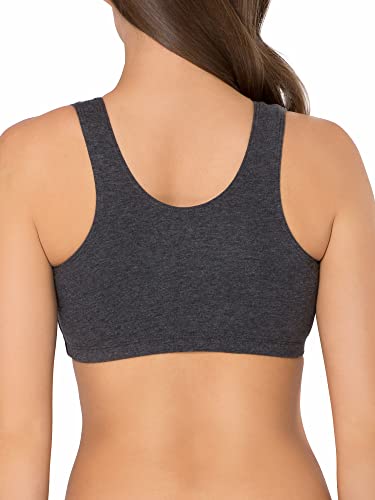Image of Fruit of the Loom Women's Built-Up Sports Bra, (Pack of 3)