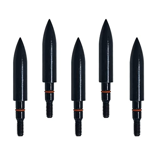 image for Generic 200 Grain Steel Screw-in Archery Arrow Field Points Field Tips