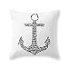 Sea Girl Soft Delta Gamma - Anchor Throw Pillow Indoor Cover Pillow Case For Your Home