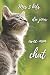 Mes 3 kifs du jour avec mon chat: Notez 3 kifs par jour avec votre chat dans ce carnet | journal de notes de gratitude | belle idée de cadeau pour ... chatons | 150 pages 6x9 po | cat notebook