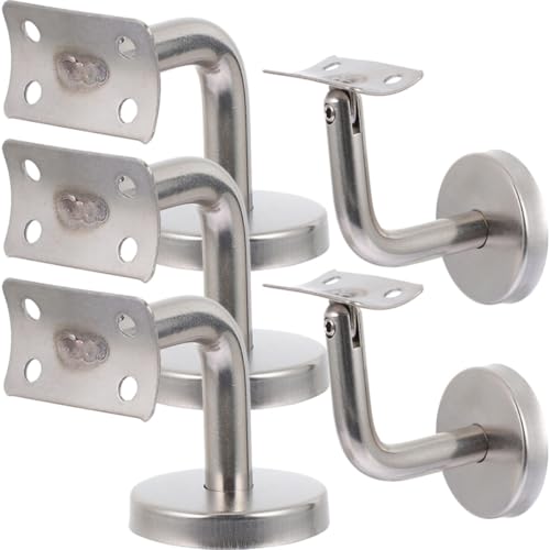 Fixation robuste acier inoxydable pour réparer une main courante d'escalier qui bouge