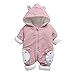 Produktbild Livoral Babywinterjacke, neugeborenes Kleinkind, Baby, Mädchen, mit Kapuze, Overall, Overall, Kleidung(Rosa,12-18 Monate)