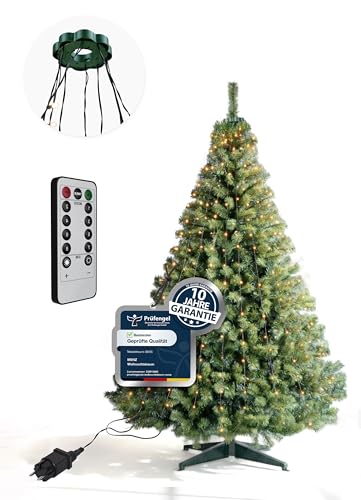 Weihnachtsbaum mit Beleuchtung 150 cm - Praktisch, Preiswert, Festlich...