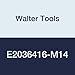 Walter Tools E2036416-M14 Paradur HSS Machine Tap, TICN Finish, 11 mm Shank Diameter, 2 mm Thread Length, 25 mm Cutting Length, 110 mm Overall Length, M14 Cutting Diameter