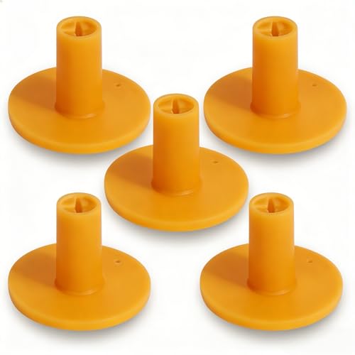 Rubber Golf Tees for Mats Adjustable Height Golf Simulator Tees,