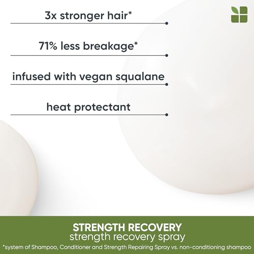 Biolage P2379100 Strength Recovery Leave-In Conditioner Spray | Hair Repairing Heat Protectant & Detangler thumb #2