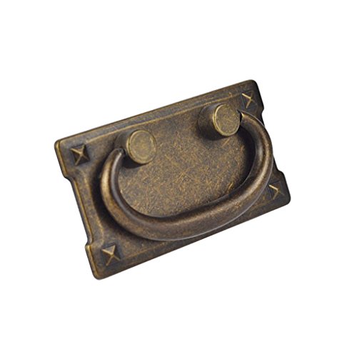 Preisvergleich Produktbild LOVIVER Antikmöbel Griff Möbelgriff Möbel Beschlag Ring Mit Schrauben - # 3