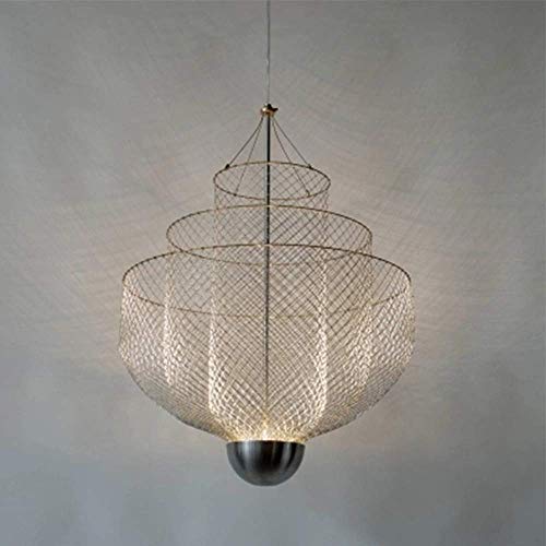 Plafonnier géométrique en maille pour salon et salle à manger moderne