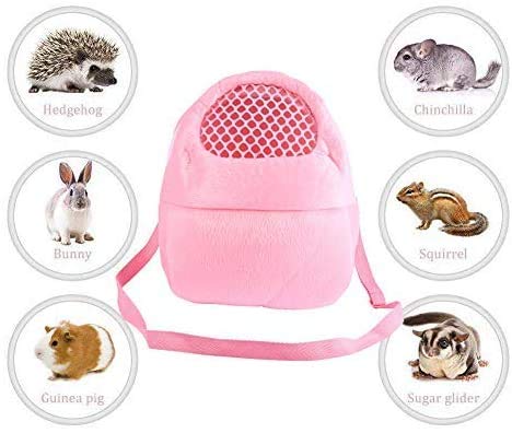 Ejoyous Tragetasche für Kleintiere, Haustier Rucksäcke mit Mesh für kleine Hunde Katzen Welpen, Comfort Katzen Rucksäcke Tasche Airline genehmigt für Wandern Reisen Camping im Freien – Bild 5