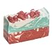 Red Rose Goat Milk Soap Bar - Handmade Organic Herbal Bar with Therapeutic Essential Oils. Natural Moisturizing Body Soap for Skin and Face. With Goat Milk, Shea Butter
