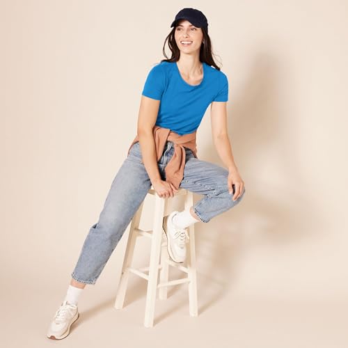 Image of Amazon Essentials Women's Regular-Fit Short-Sleeve Crewneck T-Shirt, Multipacks