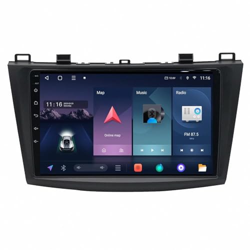 Navegador GPS para Mazda 3 BL 2009-2013 con mapas de Europa pantalla de 4 núcleos