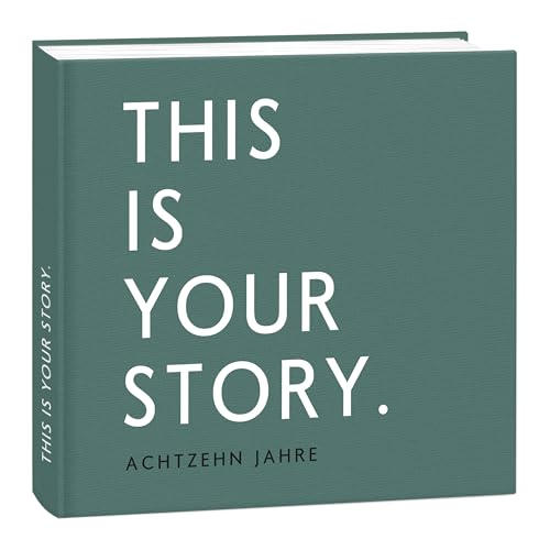 mintkind Erinnerungsbuch Kindheit Petrol – Geburtstagsbuch von 0 bis 18...