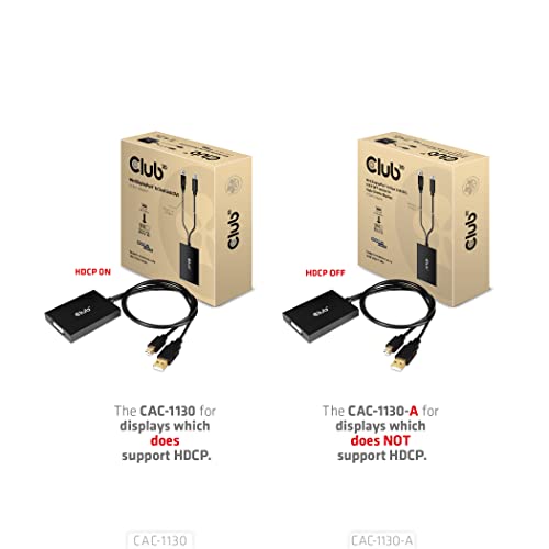 Adaptador Activo Mini DP a Dual Link DVI Club 3D HDCP Off monitor Apple Cinema 7995021001 6