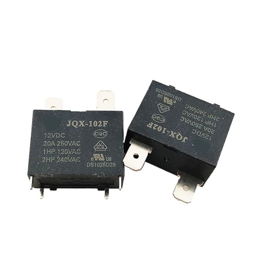 Relais JQX 102F 12V 24V anti-surchauffe pour éviter les pannes de commutation de 20A