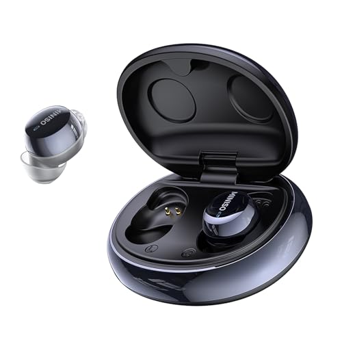 MINISO MS216 Sleep Earbuds, Mini Earbuds with Noise Reduction Bluetooth 6.0 Headphones, AI Translation Earbuds in Real Time Support 135 Languages for Side Sleepers Travel Business