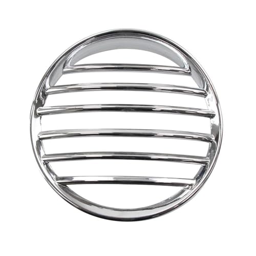Grille phare moto custom cache de protection de lampe avant galvanisé