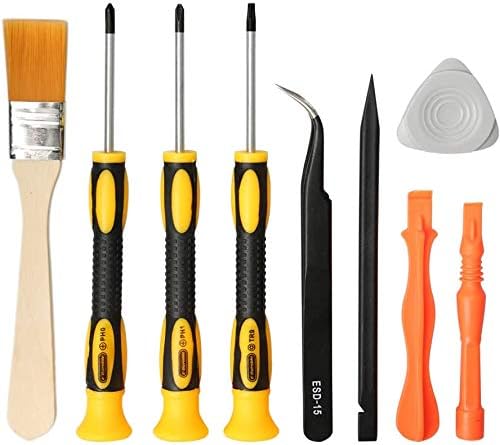 Repair Tool Kit for All Version of Sony Playstation 4 - PS4 PS5 Security Torx Screwdriver T9 (tr9) Phillips Ph0 Ph1 for Ps4 Screwdriver Set