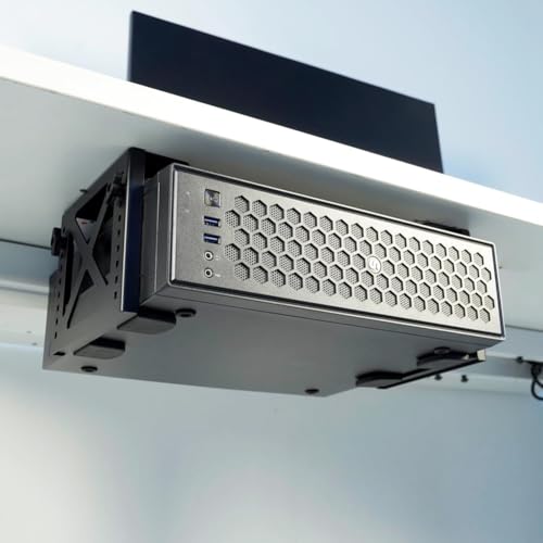 Support de sous le bureau pour NAS bureau encombré solution fixation réglable
