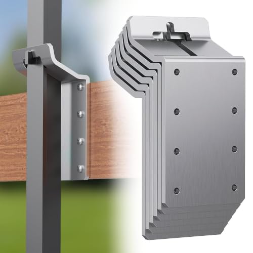 Soportes de hierro para postes ajustables multiusos para exterior 4