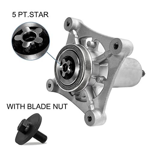 Parts Camp 2 Pack 587819701 187292 192870 532187281 532187292 567253301 587125401 Mower Deck Spindle for Husqvarna yth22v46 yth24v48 Ariens 21546238/21546299 42\" 46\" 48\" 54\" Mandrel Assembly