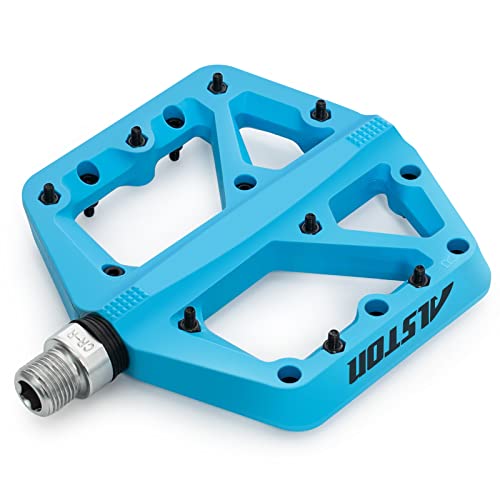 Alston Road Bike Pedals Strong Pedals, Super Powerful Cr-Mo 9/16" Spindle, Three Pcs Ultra Sealed Bearings Face Off Pedals For Mountain Bicycles #TOP23
