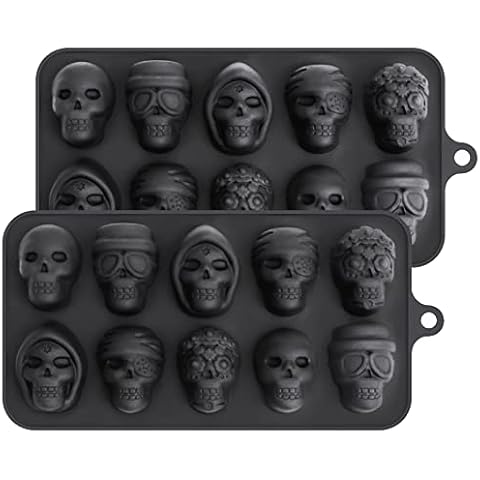 Webake Skull Chocolate Silicone Mold Set Cover