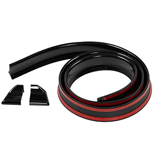 AUTOXBERT Auto Heckspoiler Universal aus Wasserfestem Gummi Spoiler Aufkleber für Viele Fahrzeuge Anwendbar auf dem Dach Lukentor Kofferraum Motorhaube Zuschneidbarer Heckflügel 1 5 m x 3 5 cm